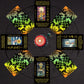 Smoostart Black Halloween Style Tarot Cards With Meanings, Tarot Cards Deck With Guidebook For Beginners, Halloween Elements Tar