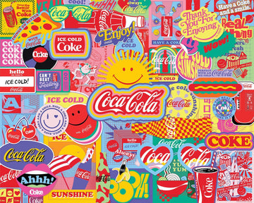 Springbok Coca-Cola Pop Art 1000 Piece Jigsaw Puzzle for Adults - Unique Cut Pieces - Made in USA