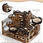 Sainsmart Jr. 3D Wooden Puzzles For Adults, Electric Marble Run Building Kit, Wooden Model Kits Spaceport, Creative Gifts For Teens Ages 14+ (Galaxy Walk)
