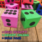 Artcreativity Colored Foam Dice Set - Pack Of 24-1.5 Inches Big - Colorful Dice Set - Six Assorted Colors - Fun Playing Games - Great Gift For Kids