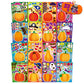 32 Sheets Halloween Pumpkin Stickers, Halloween Make A Face Stickers For Kids, 16 Different Pumpkin Designs, Make Your Own Hallo