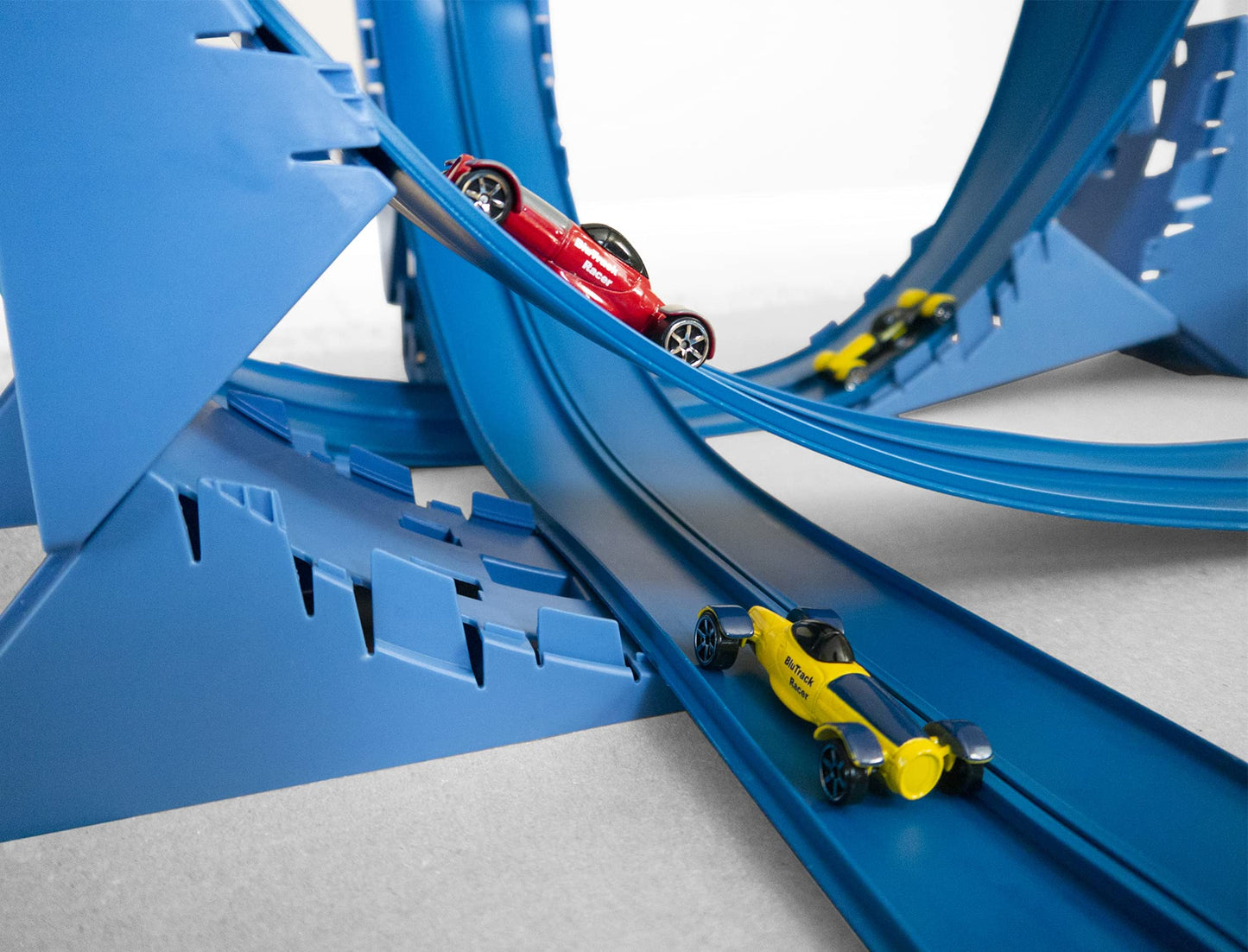 Blu Track® PS Stunt Set - 18 ft. Blue PVC Track, Model 18SS2021