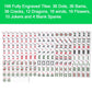Gustaria American Mahjong Set, Mahjongg Game Set With 166 Numbered 1.5' Large Size Tiles(Green),Brown Carrying Case, English Manual(Majiang, Mah Jongg)