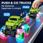iValea Monster Trucks Toys for Toddlers Boys: Light-up Wheels for Kids Age 2-4 Years Old,Toy Car for Kid Ages 3-5,Boy Cars to 3-