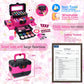 Kids Makeup Kit for Girl - 57 PCS Kid Make Up Toys,Little Girls Real Play Toddler Toy,Washable Safe & Non-Toxic Princess Childre