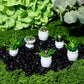 12Pcs Miniature Dollhouse Plants, Mini Potted Plant, Artificial Plastic Plants, Miniature Dollhouse Accessories, Mini Resin Plan