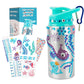 Decorate Your Own Water Bottle Kits For Girls Age 4 5 6 7 8 9 10-12 Year Old Girl Gifts, Mermaid Gem Diamond Painting Crafts, Di