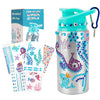 Decorate Your Own Water Bottle Kits For Girls Age 4 5 6 7 8 9 10-12 Year Old Girl Gifts, Mermaid Gem Diamond Painting Crafts, Di