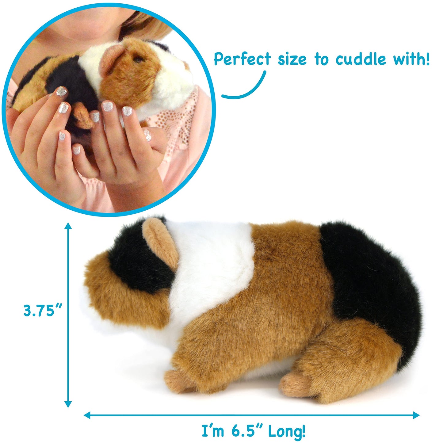 Tigerhart Gigi The Guinea Pig - 6 Inch Stuffed Animal Plush