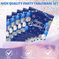 Blue 40Th Birthday Decorations For Men Navy Blue Silver Happy 40Th Birthday Plates,Table Covers And Napkins For 40Th Birthday An