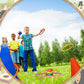 Win Sports 3 In 1 Carnival Outdoor,Combo Games Set,Soft Plastic Cones,Cornhole Bean Bags,Ring Toss Game,Kids Birthday Party Outdoor Games Supplies 26 Piece Set