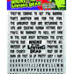 Spherewerx Night Of The Living Dead Word Puzzle Magnet Set