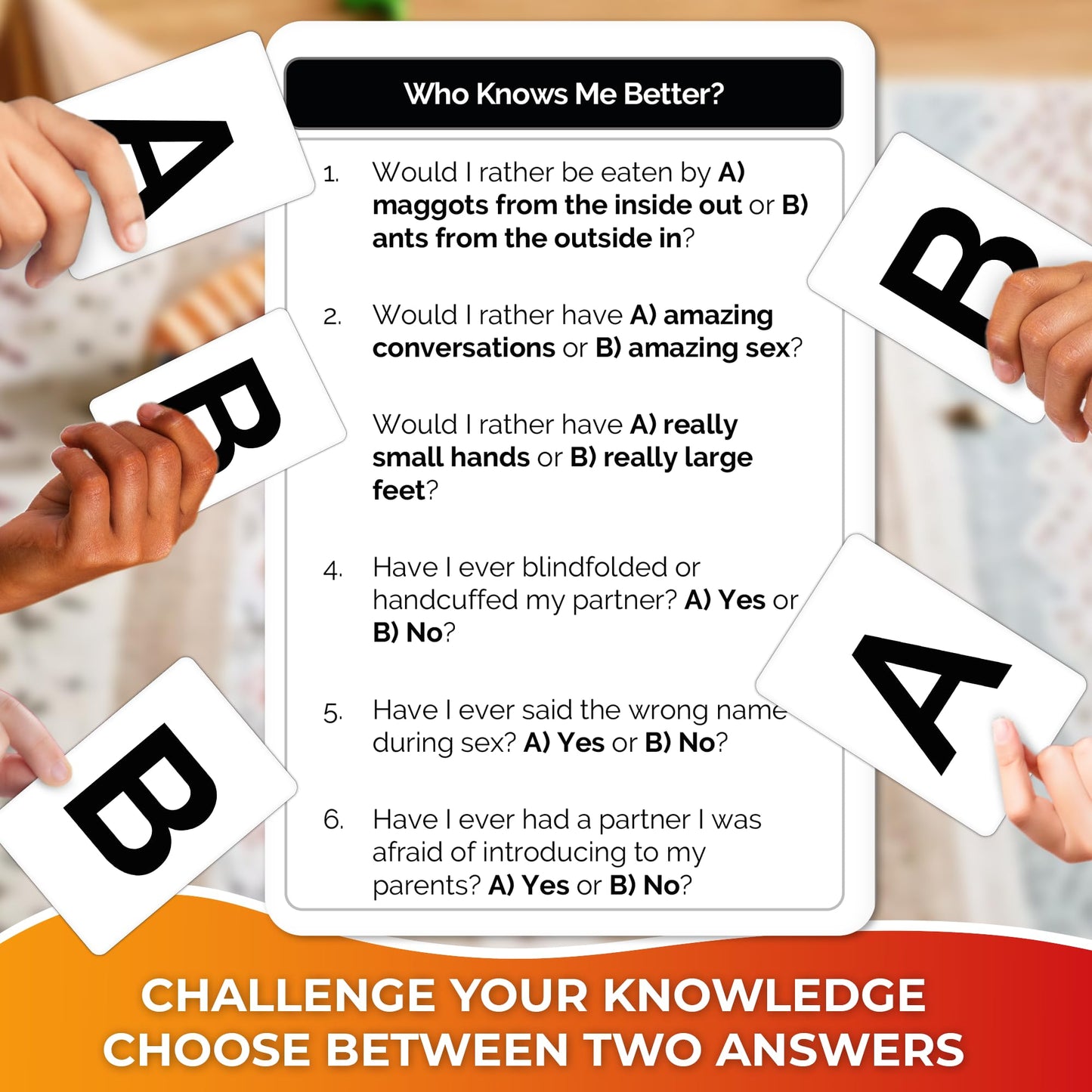 Quokka Who Knows Me Better? - Hot Content Edition - Teens & Family Card Trivia Game | Fun Learning & Educational Questions For Teens & Families