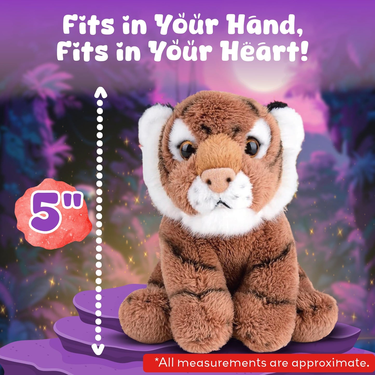 Forest & Twelfth 5'' Stuffed Animal, Soft Plush Toy, Cute Stuffed Animal For Boys And Girls, Realistic Looking Small Stuffed Ani