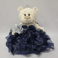 Kinnex Collections Since 1997 20'' Quince Anos Quinceanera Last Doll Teddy Bear With Dress (Centerpiece) ~ Arc16831-16R (Navy Bl