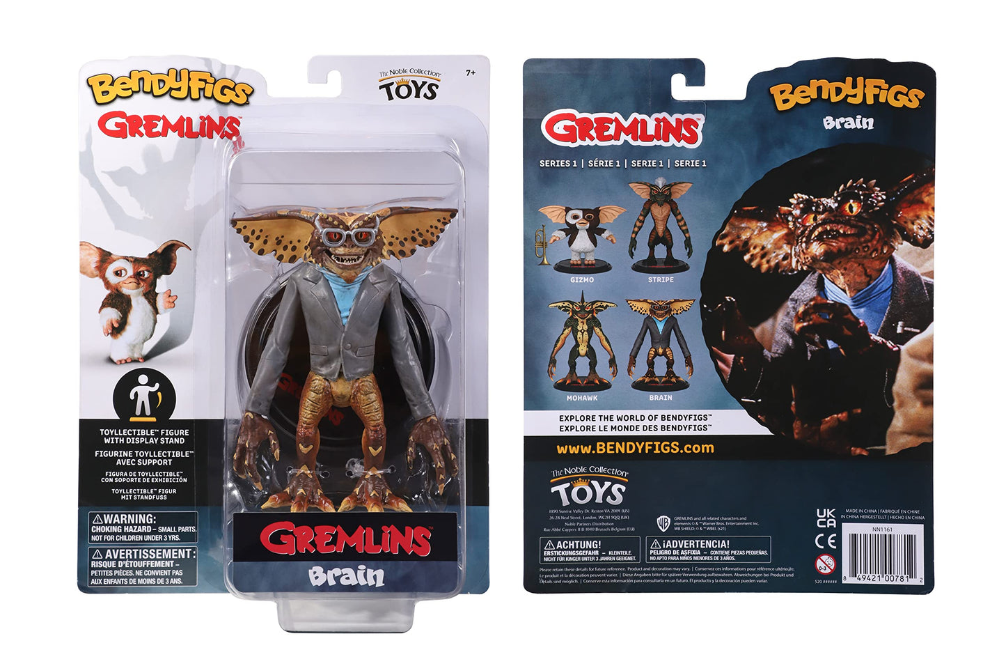 Bendyfigs The Noble Collection Gremlinsâ„¢ Brain