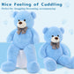 Maogolan Large Blue Teddy Bear Jumbo Bear 55 Inch Oversize Huge Stuffed Animal For Boys And Girls