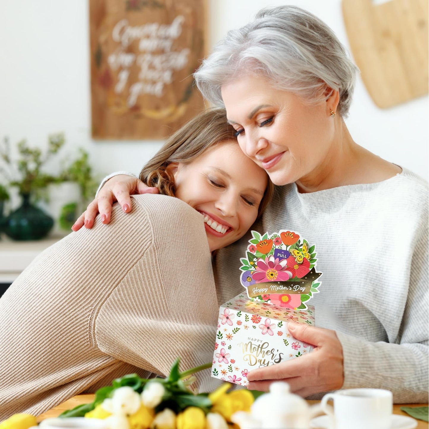 YAOLIGIFT Mothers Day Gifts Money Box for Cash Gift, Surprise Explosion Gift for Mom, DIY Money Holder for Cash with Pull Out Ca