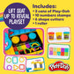 Play-Doh Activity School Bus - Push And Ride On Toy Car For Kids Up To 44 Lbs, Lights And Sounds. Includes Shape And Number Cutters, Play Doh Set, Kids Ride On Toy, Push Car For Girls And Boys