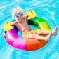 6 Pack Arm Floaties For Adults And Kids, Pvc Inflatable Swimming Floats Arm Bands With 2 Swimming Goggles, Kids Floaties For Poo