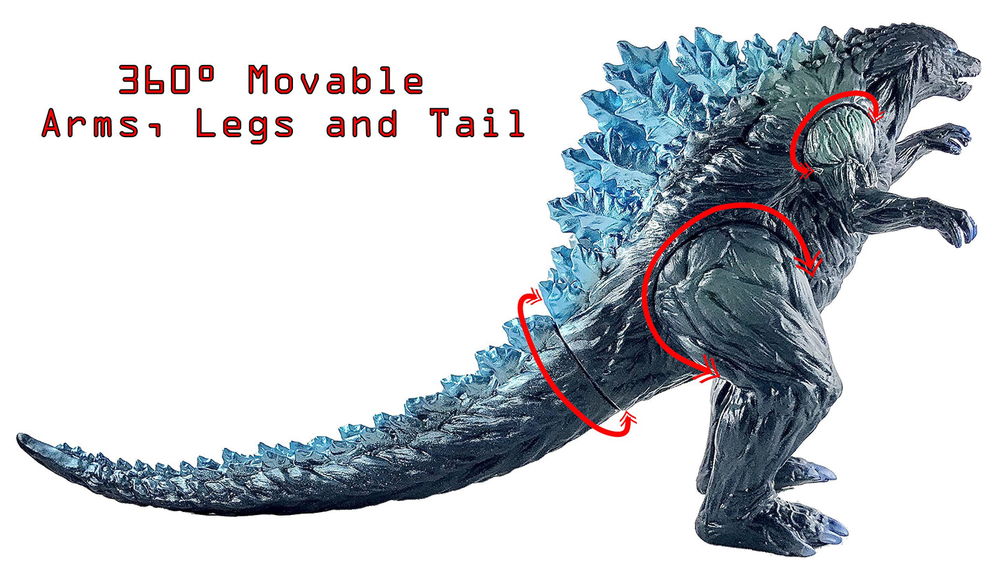 Twcare Set Of 2 Mecha Godzilla Earth Mechagodzilla Kiryu Toys, Kaiju Universe Action Figures King Of The Monsters Movable Joints