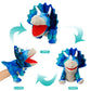 Cuteoy Plush Triceratops Hand Puppet Stuffed Animal Toy Open Movable Mouth Creative Role Play Storytelling Dinosaur Plushies Gifts For Kids Toddlers Birthday Christmas