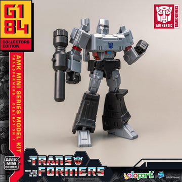 Megatron Transformer Toy,Transformers G1 Action Figures,Amk Mini Series 4.72 Inch Highly Articulated Megatron Model Kit With Wea