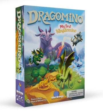 Blue Orange My First Kingdomino Board Game, Family Strategy Game for 2-4 Players, Ages 5+, Cardboard, Orange, Model 09011