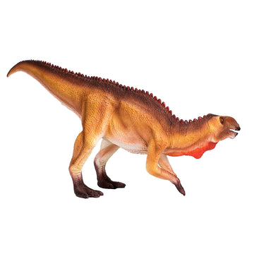 Mojo Deluxe Mandschurosaurus Duck-Billed Realistic Dinosaur Hand Painted Toy Figurine, 9.8 X 2.8 X 4.3