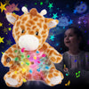 Cuteoy Plush Giraffe Star Projector Musical Adjustable Singing Night Light Stuffed Animals Glowing Plushies Toy Gifts For Kids Birthday Easter Christmas,12''