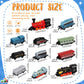 Hanaive 3 Sets Train Toys Mini Simulation Steam Toys Small Retro Steam Train Model Pull Back Set Diecast Locomotive Model Set fo