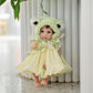 Reborn Baby Doll 12 Inch - Full Vinyl Body Realistic Baby With Green Frog Hat & Hand-Rooted Hair - Funny Animal Doll Gift For Ki