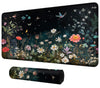DIGTIALL Card Mat for MTG & TCG Playmat Mouse Pad 24 x 14 Game Mat for MTG RPG CCG Trading Card Game Playmats Table Mat Perfect for Card Games Video Games Computer Office Flowers Grass and Birds