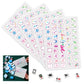 Seenelling 4 Pcs Mahjong Tile Mixer Shuffler for Mixing and Shuffling Tiles Plastic Mahjong Accessories Gifts for Lovers Playing
