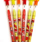 TINYMILLS 24 Pcs Fire Trucks Multi Point Stackable Pencilwith Eraser for Fire Truck Birthday Party Favor Prize Carnival Goodie B