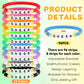 Luyi 96 Pcs Cheer Bracelets For Team Cheer Gifts Cheerleader Gifts Set For Cheer Stuff Women Preppy Heishi Beaded Friendship Y2K