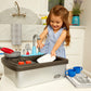 Little Tikes First Sink & Stove Realistic Pretend Play Kitchen Appliance for Kids, Includes 13 Cooking Accessories, Ages 3+ Mult