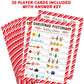 Chiazllta Christmas Party Games, Song Guessing Sing Me A Picture Xmas Themed Party Holiday Activity For Adults Groups Coworkers,