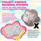 Sunezlgo Reusable Sticker Album With 100 Sheets, Collecting Book With Pockets, A5
