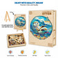Wooden Puzzles for mature-themeds  300 Pieces Otter Puzzles  Wood mature-themed Puzzles  Birthday Gifts for Puzzle Lover  Wooden Jigsaw Puzzles (L-13.4 * 13.3in)