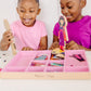 Melissa & Doug Abby & Emma Magnetic Wooden Dress-Up Dolls Play Set, 55+ Pcs, Kids Ages 3+, Wood