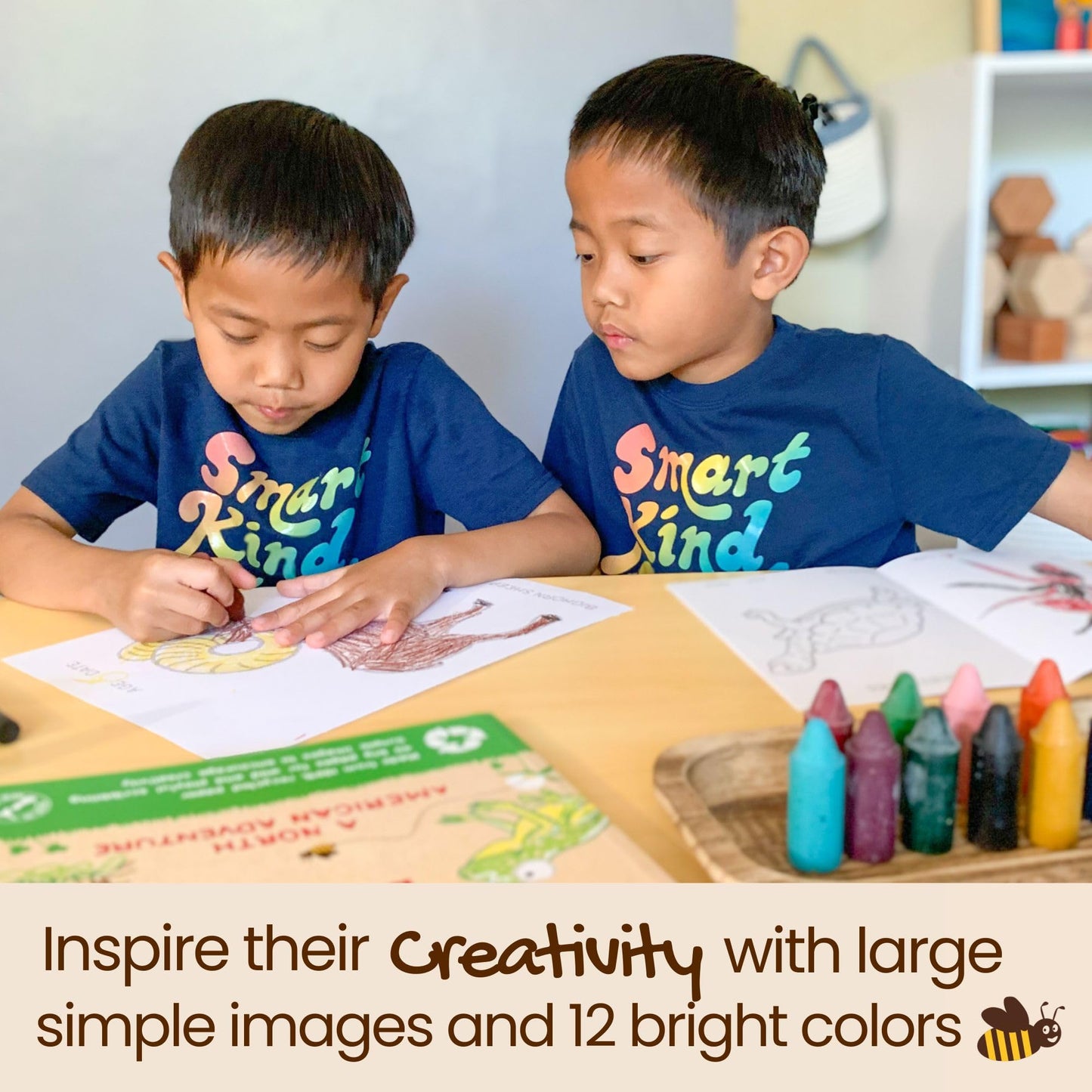 Honeysticks 100% Pure Beeswax Crayons Natural, Non Toxic, Safe for Toddlers, Kids and Children, Handmade in New Zealand, For 1 Y