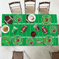 Football Party Supplies Tableware Set Football Theme Party Decorations Including Plates Napkins Cups Touchdown Tablecloth Banner