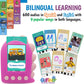 Gufino Learning Toys For Toddlers 1-3 – Pink Bilingual Toys In Spanish And English With Sight Words Flash Cards 1St Grade And Older – Juguetes Para Niñas De 3 Años. Early Language Development