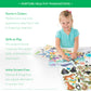 Melissa & Doug Reusable Sticker Pad: Habitats - 150+ Stickers - FSC Certified - 14.1" x 11.2" - Multicolor - Model 4196