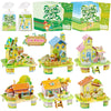 Dbpbtou 24 Packs Valentines Day Gifts For Kids, Valentines Cards For Kids Classroom 3D Puzzles Eps Foam Board Model Building Kit