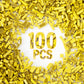 100 Piece Yellow Bricks Bulk, 12 Size Yellow Classic Building Blocks Bricks, Compatible With Lego Parts And Pieces(Color: Yellow
