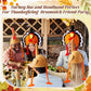 Hanaive 10 Pieces Thanksgiving Turkey Hats Bulk Turkey Hats for Dress-up Party Plush Trot Hat Party Supplies(Creative Style)