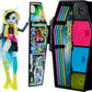Monster High Skulltimate Secrets Doll - Frankie Stein with Dress-Up Locker & 19+ Surprises, Multicolor, Model HNF79