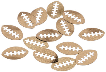 Fanci-Fetti Footballs (brown) Party Accessory (1 count) (1 Oz/Pkg)
